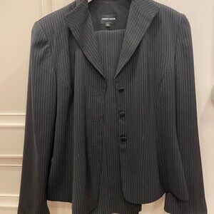 Giorgio Armani Women's Pinstripe Suit Blazer & Matching Trouser